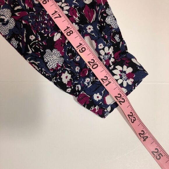 Gap Floral Blouse with Ruffled Neck and Long Sleeves - Picture 7 of 12